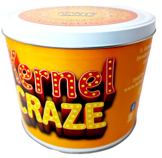 2 Gallon Popcorn Tin - Standard