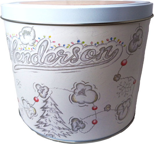 2 Gallon Popcorn Tin - Graphite Henderson